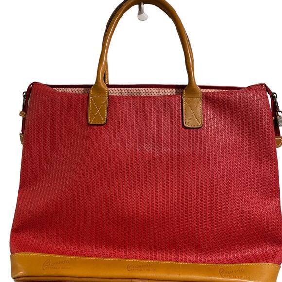 Ricardo of Beverly Hills Red Tote Bag - Picture 9 of 13